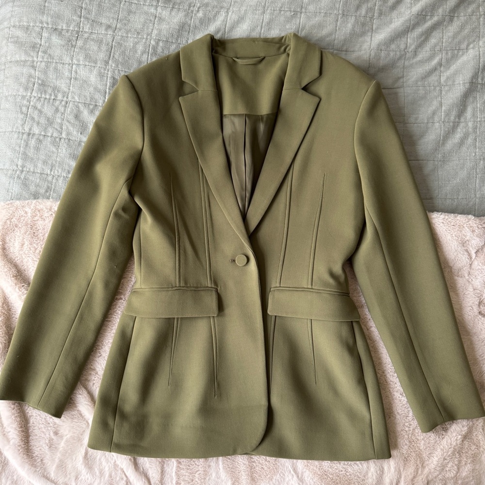 Olive Green Women's Blazer